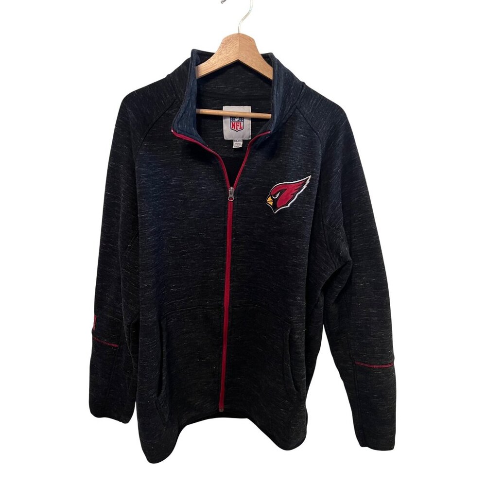 NFL Arizona Cardinals Gray Full-Zip Jacket Men's Size XXL